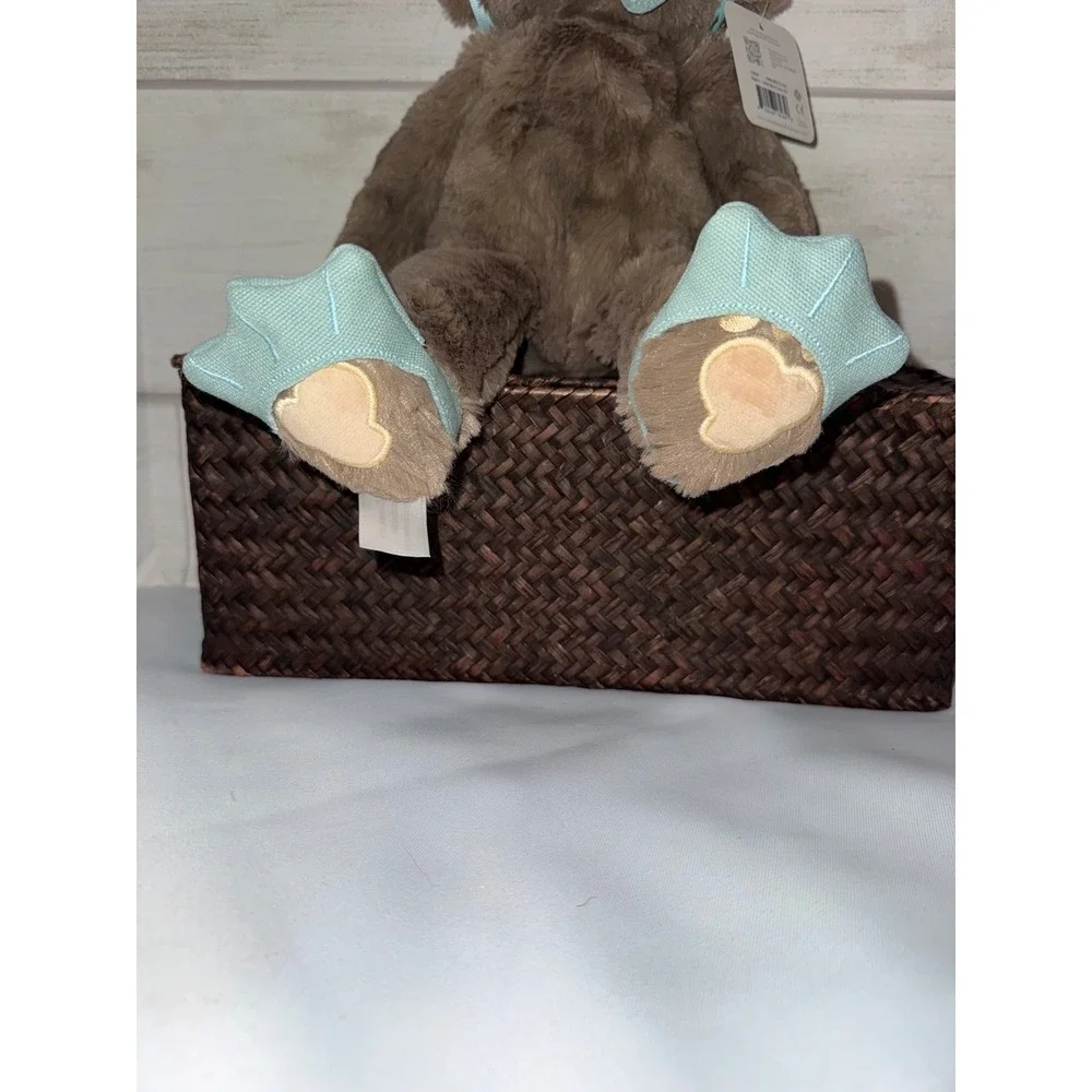 Slumberkins Bigfoot Snorkel Camp Slumberkins Brown‎ Plush Toy With Fins NWT